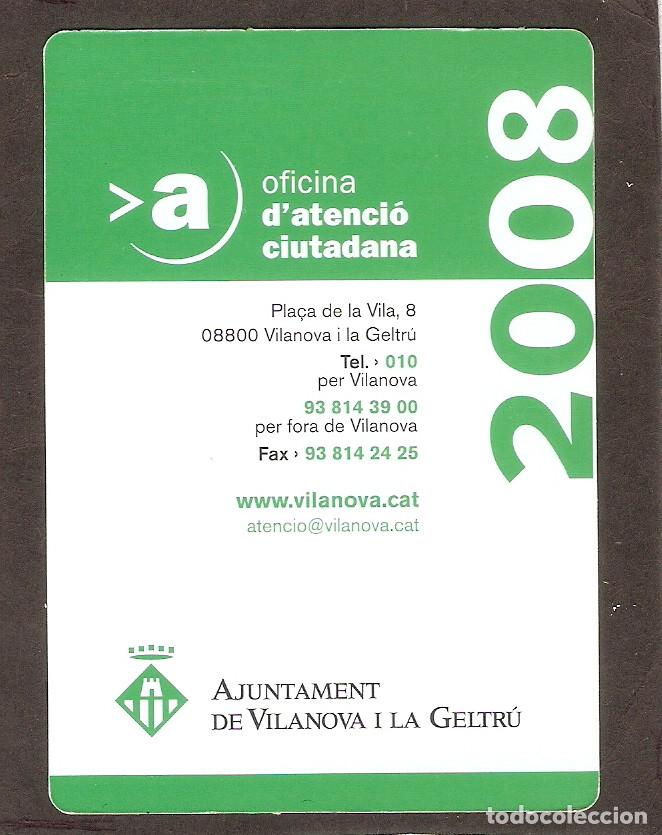Kalender: CALENDARIO DE BOLSILLO PUBLICITARIO A&Ntilde;O  2008  OFICINA ATENCI&Oacute;N CIUDADANA - VILANOVA I LA GELTR&Uacute;