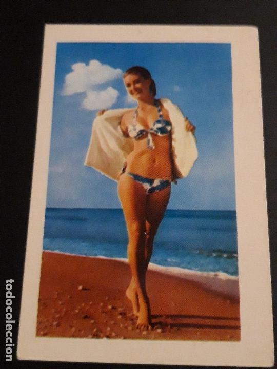Calendars: 1 CALENDARIO DE ** CHICA ** A&Ntilde;O 1972 CON PUBLICIDAD