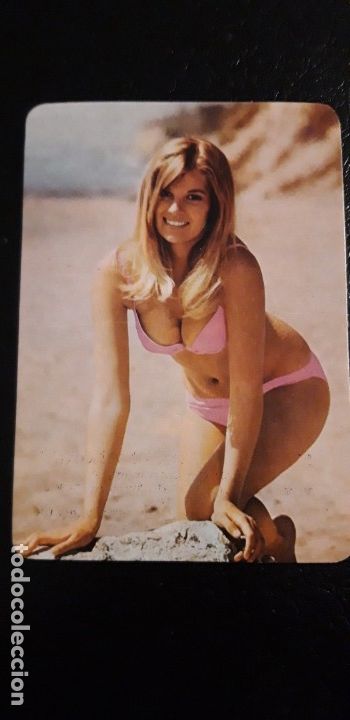 Calendars: 1 CALENDARIO DE ** CHICA  **  A&Ntilde;O 1974 .. CON PUBLICIDA