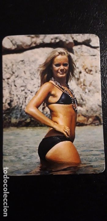 Calendars: 1 CALENDARIO DE ** CHICA ** A&Ntilde;O 1974 .. CON PUBLICIDA