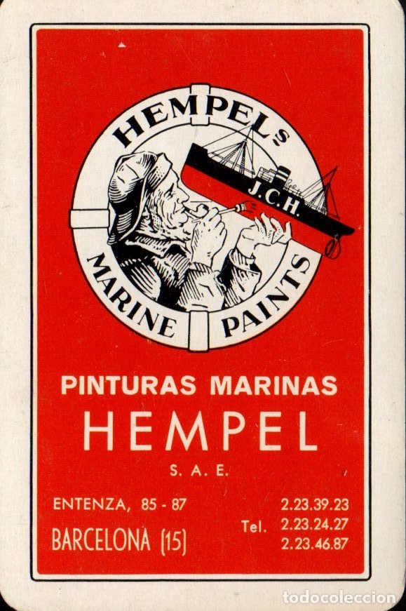 Calendars: CALENDARIO PINTURAS MARINA HEMPEL. A&Ntilde;O 1968. CAL-3115
