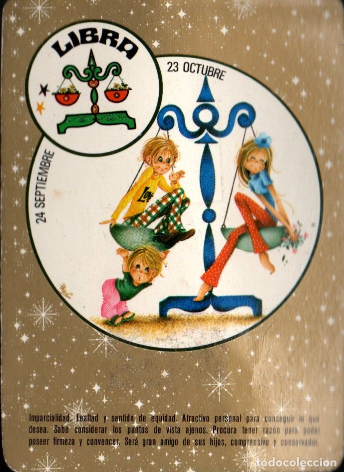 Calendars: CALENDARIO HOR&Oacute;SCOPO LIBRA.    CAL-6313
