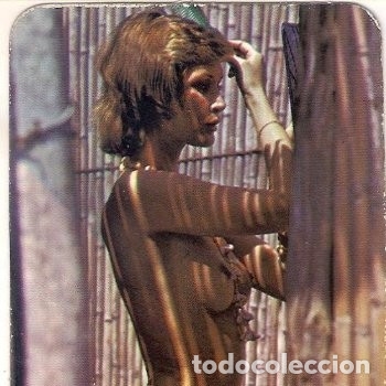 Calendars: -38584 CALENDARIO DESNUDO FEMENINO, EROTICO, A&Ntilde;O 1976, CON PUBLICIDAD, PRECIOSA MUJER