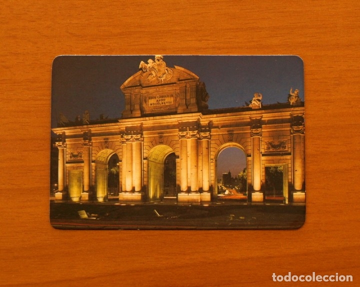 Calendars: Calendario de mano 1989 - Puerta de Alcal&aacute; - Publicidad, Jos&eacute; V. Baudi, Alicante