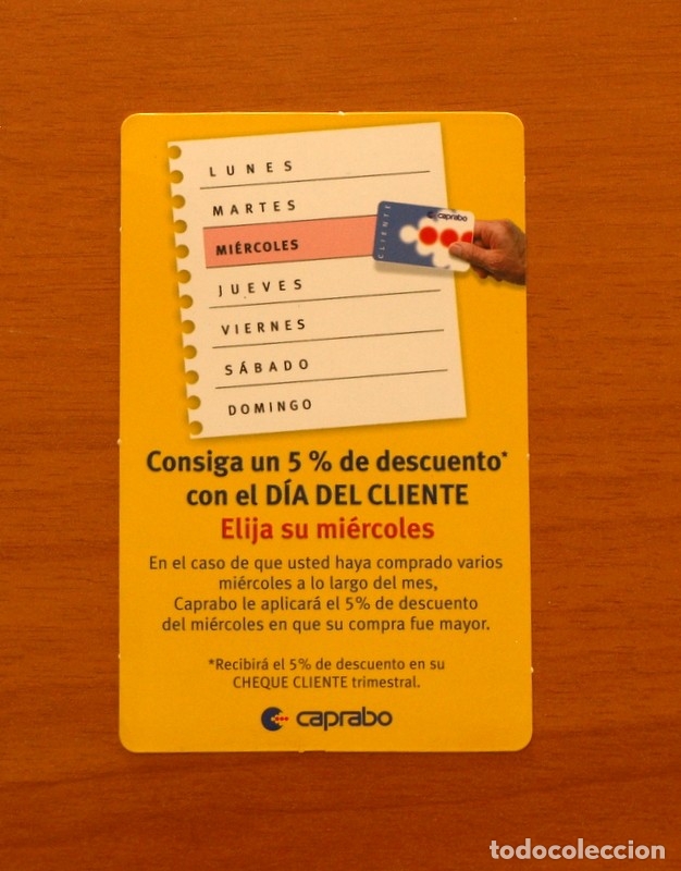 Calendars: Calendario de mano 2003 - Caprabo - Publicidad