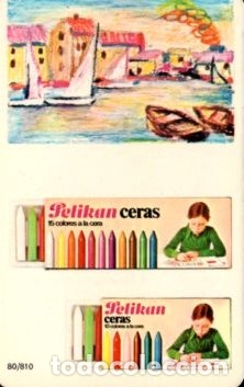 Calendars: CALENDARIO PELIKAN L&Aacute;SPICES DE CERA. A&Ntilde;O 1976.    CAL-9622