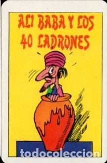 Calendars: CALENDARIO A&Ntilde;O 1976. NAIPES COMAS. ALI BABA Y LOS 40 LADRONES.     CAL-9634