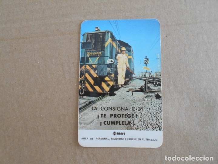 Calendars: calendario de  bolsillo de renfe