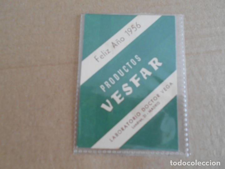 Calendars: calendario de  productos vesfar  a&ntilde;o 1956 madrid