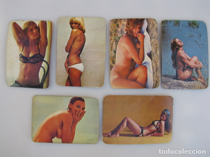Kalender: Lote 6 calendarios er&oacute;ticos JEYMA. Valencia 1976