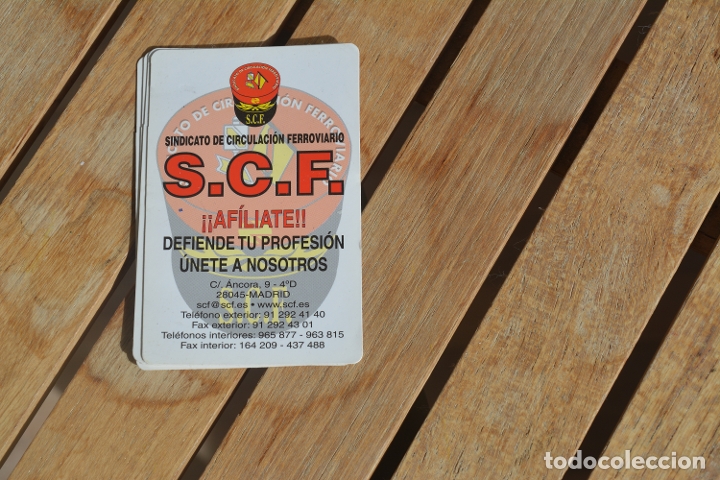 Kalender: CALENDARIO DE BOLSILLO DEL SINDICATO DE CIRCULACI&Oacute;N FERROVIARIO SCF, DE 2006