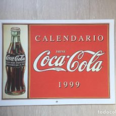 Calendarios: CALENDARIO COCA COLA VINTAGE. AÑO 1999