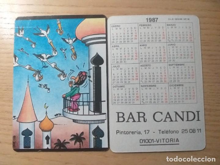 Kalender: CALENDARIO A&Ntilde;O 1987 HUMOR PUBLICIDAD BAR CANDI VITORIA GASTEIZ