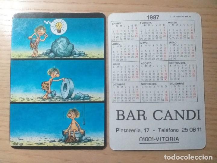 Kalender: CALENDARIO A&Ntilde;O 1987 HUMOR PUBLICIDAD BAR CANDI VITORIA GASTEIZ