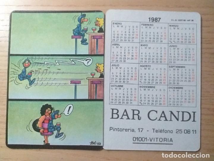 Kalender: CALENDARIO A&Ntilde;O 1987 HUMOR PUBLICIDAD BAR CANDI VITORIA GASTEIZ
