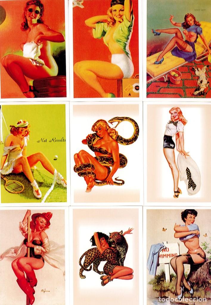 Calendriers: SERIE DE 9 CALENDARIOS CHICAS PIN-UP -A&Ntilde;O 2013