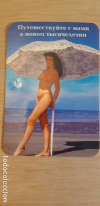 Kalender: 1 CALENDARIO DE ** PUBLICIDAD .CHICA ** DE RUSIA A&Ntilde;O 2001