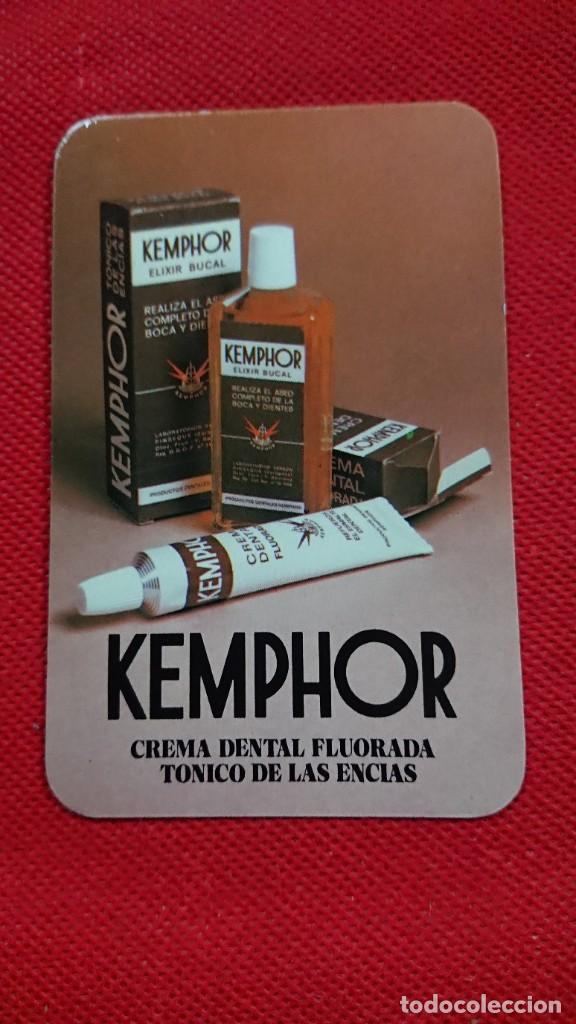 Calendars: CALENDARIO MEDICAMENTO KEMPHOR LABORATORIOS VERKOS A&Ntilde;O 1981