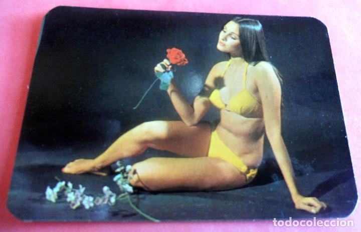 Calendars: CALENDARIO DE BOLSILLO - DESNUDO - MUJER - CHICA - A&Ntilde;O 1972 - B-3793 -1971 ref B- 76 AUTO MOLINS