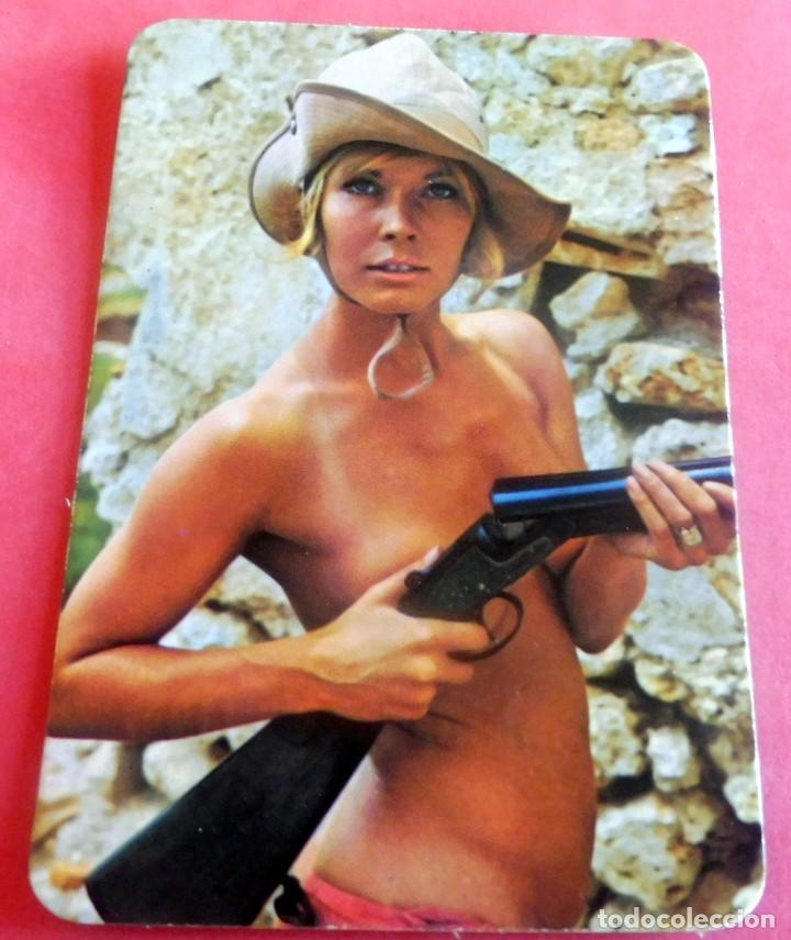 Calendars: CALENDARIO DE BOLSILLO - DESNUDO - MUJER - CHICA - A&Ntilde;O 1973 - 1102 B- 28607 - 71 RECAMBIOS MOLINS