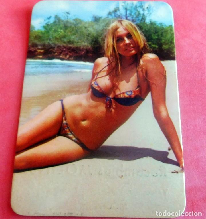 Calendars: CALENDARIO DE BOLSILLO - DESNUDO - MUJER - CHICA - A&Ntilde;O 1973 - 1100 B- 28593 - 71 RECAMBIOS MOLINS