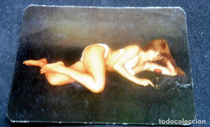 Kalender: CALENDARIO DE BOLSILLO - DESNUDOS - MUJER - CHICA - A&Ntilde;O 1972 CON PUBLICIDAD (VER FOTOS ADICIONALES)