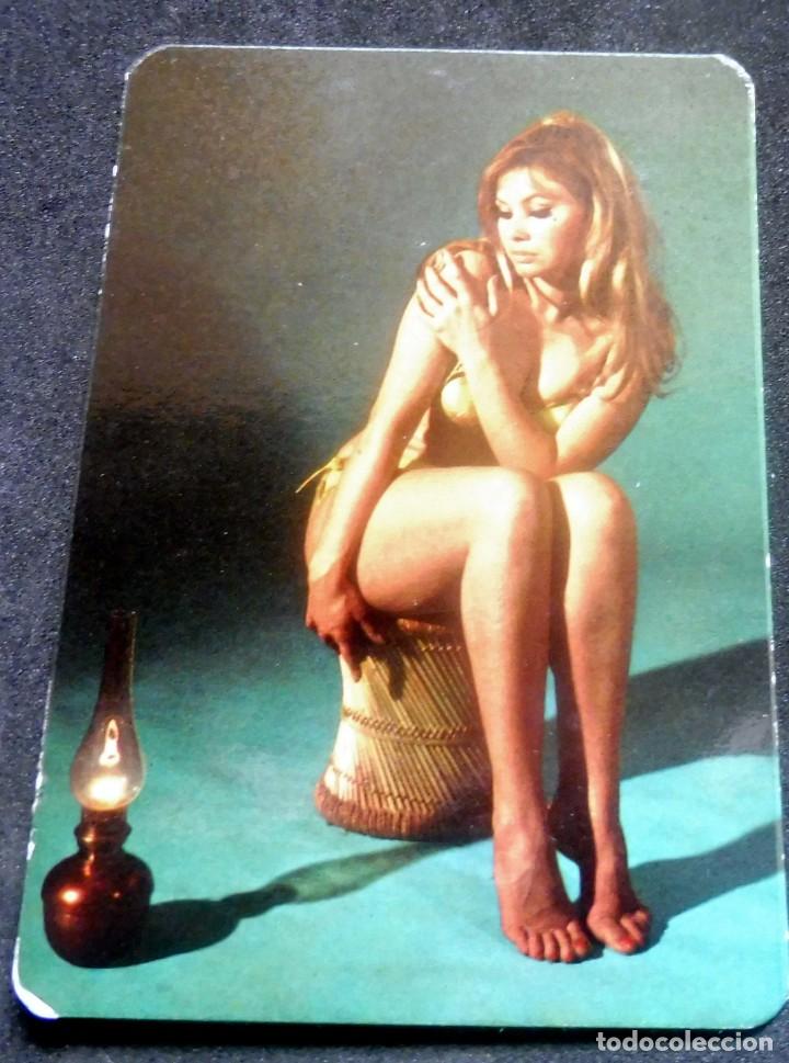 Kalender: CALENDARIO DE BOLSILLO - DESNUDOS - MUJER - CHICA - A&Ntilde;O 1973 CON PUBLICIDAD (VER FOTOS ADICIONALES)