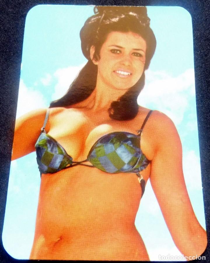 Kalender: CALENDARIO DE BOLSILLO - DESNUDOS - MUJER - CHICA - A&Ntilde;O 1973 CON PUBLICIDAD (VER FOTOS ADICIONALES)
