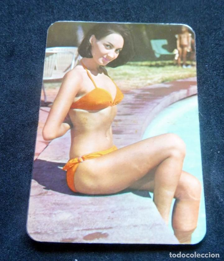 Kalender: CALENDARIO DE BOLSILLO - DESNUDOS - MUJER - CHICA - A&Ntilde;O 1973 CON PUBLICIDAD (VER FOTOS ADICIONALES)