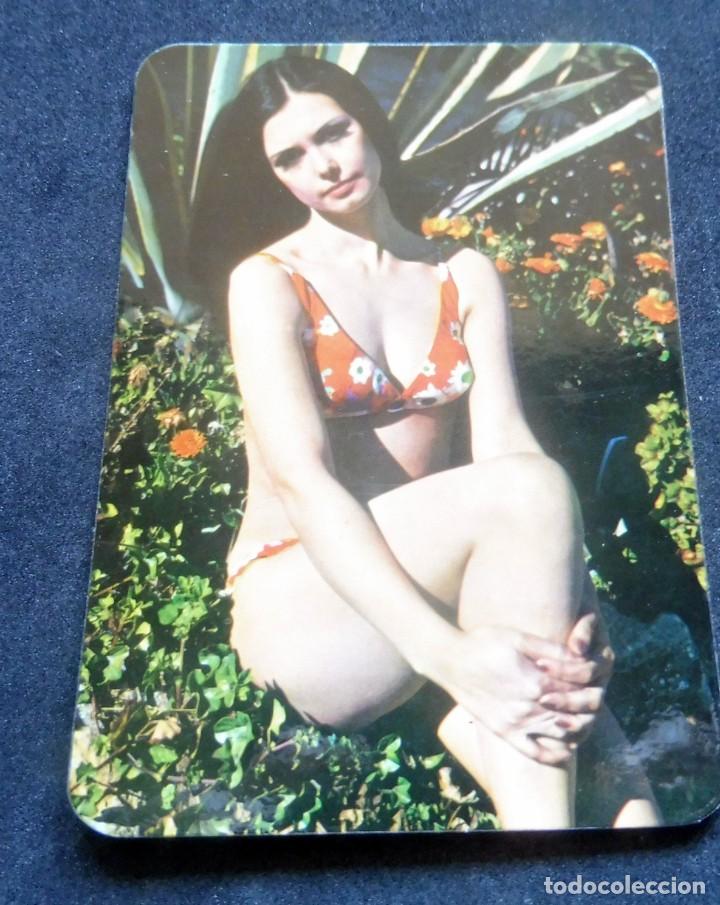 Kalender: CALENDARIO DE BOLSILLO - DESNUDOS - MUJER - CHICA - A&Ntilde;O 1973 CON PUBLICIDAD (VER FOTOS ADICIONALES)