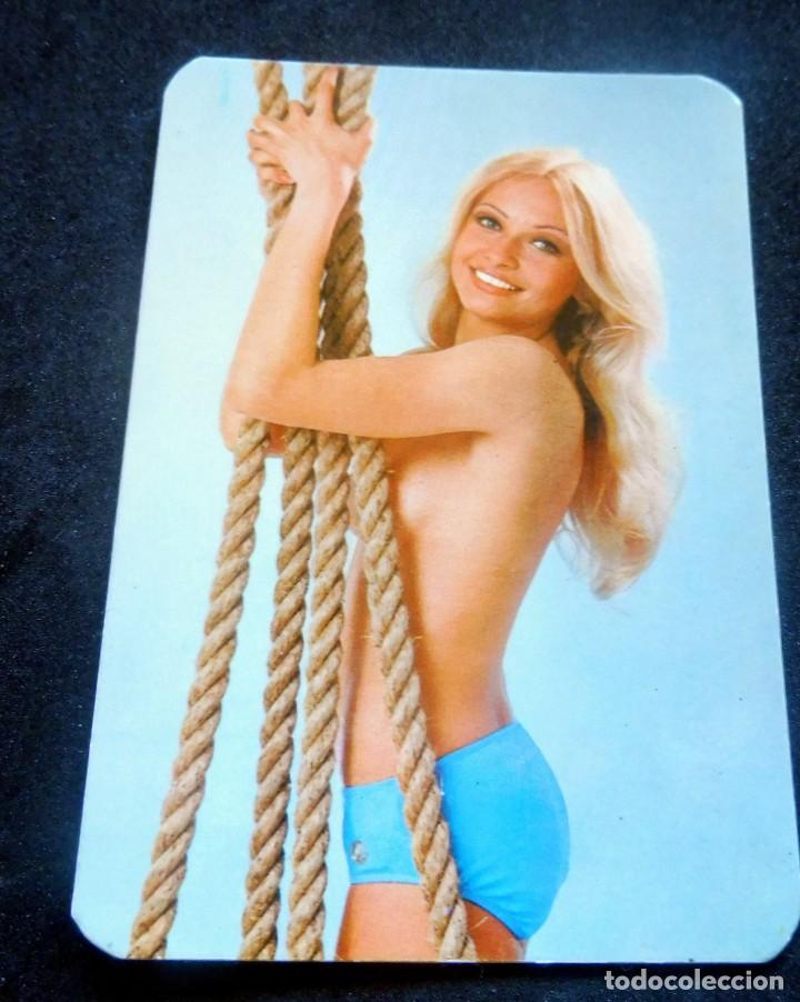Kalender: CALENDARIO DE BOLSILLO - DESNUDOS - MUJER - CHICA - A&Ntilde;O 1974 CON PUBLICIDAD (VER FOTOS ADICIONALES)