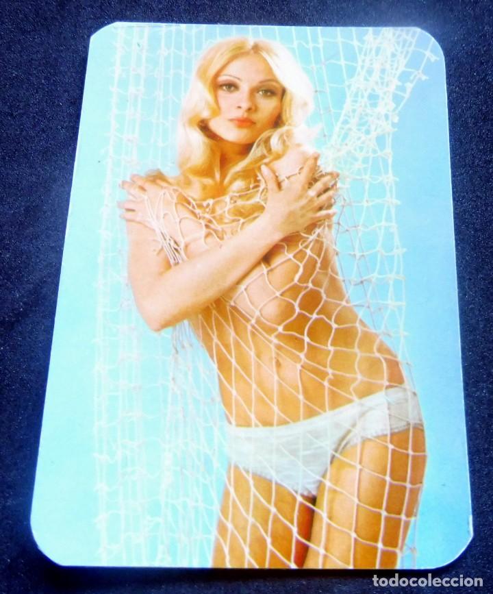 Kalender: CALENDARIO DE BOLSILLO - DESNUDOS - MUJER - CHICA - A&Ntilde;O 1974 CON PUBLICIDAD (VER FOTOS ADICIONALES)