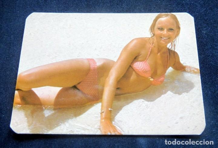 Kalender: CALENDARIO DE BOLSILLO - DESNUDOS - MUJER - CHICA - A&Ntilde;O 1974 CON PUBLICIDAD (VER FOTOS ADICIONALES)