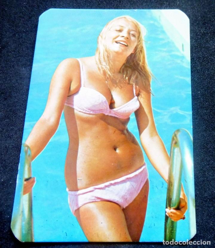 Kalender: CALENDARIO DE BOLSILLO - DESNUDOS - MUJER - CHICA - A&Ntilde;O 1974 CON PUBLICIDAD (VER FOTOS ADICIONALES)