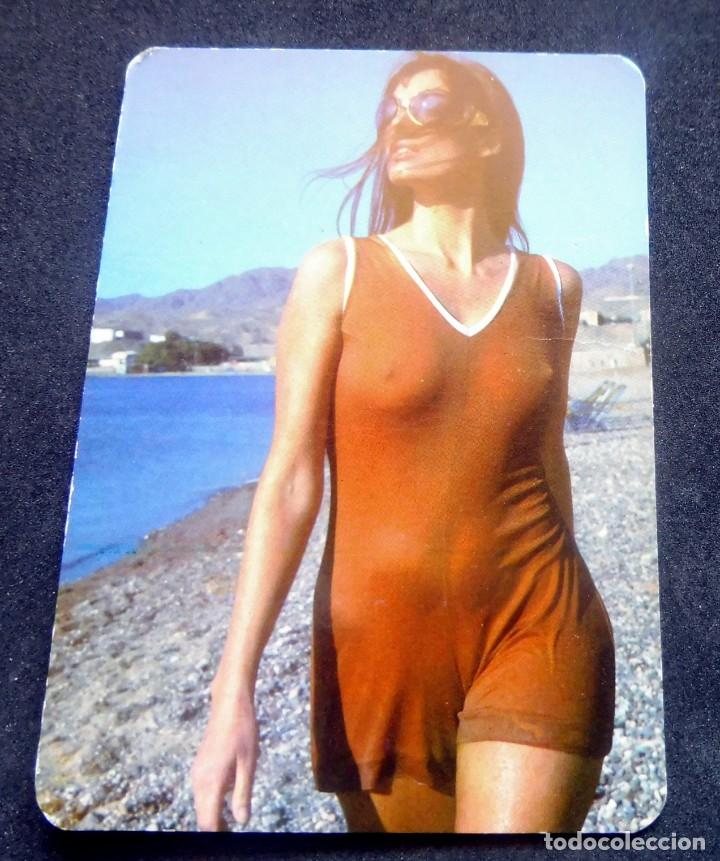 Kalender: CALENDARIO DE BOLSILLO - DESNUDOS - MUJER - CHICA - A&Ntilde;O 1974 CON PUBLICIDAD (VER FOTOS ADICIONALES)