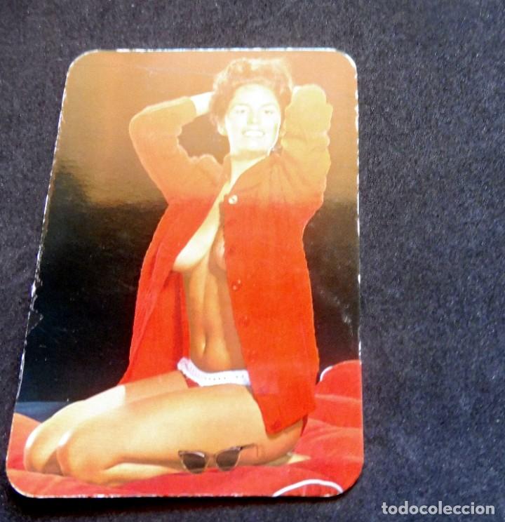 Kalender: CALENDARIO DE BOLSILLO - DESNUDOS - MUJER - CHICA - A&Ntilde;O 1974 CON PUBLICIDAD (VER FOTOS ADICIONALES)