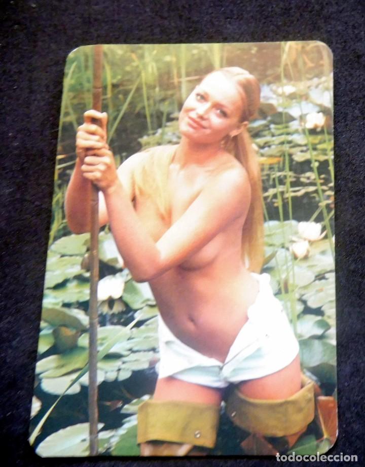 Kalender: CALENDARIO DE BOLSILLO - DESNUDOS - MUJER - CHICA - A&Ntilde;O 1975 CON PUBLICIDAD (VER FOTOS ADICIONALES)