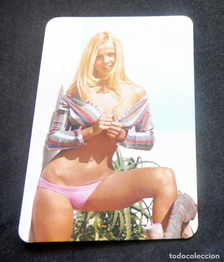 Kalender: CALENDARIO DE BOLSILLO - DESNUDOS - MUJER - CHICA - A&Ntilde;O 1975 CON PUBLICIDAD (VER FOTOS ADICIONALES)