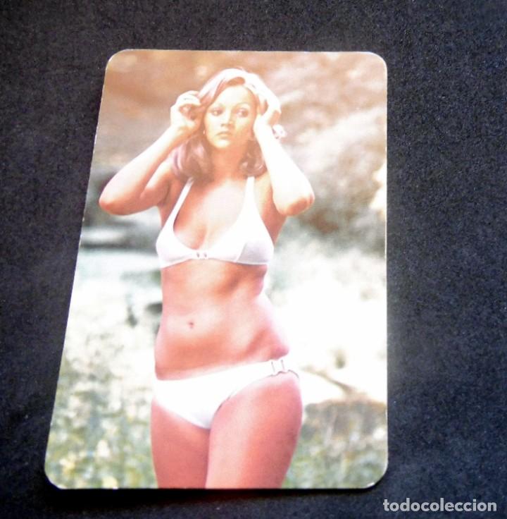 Kalender: CALENDARIO DE BOLSILLO - DESNUDOS - MUJER - CHICA - A&Ntilde;O 1975 CON PUBLICIDAD (VER FOTOS ADICIONALES)