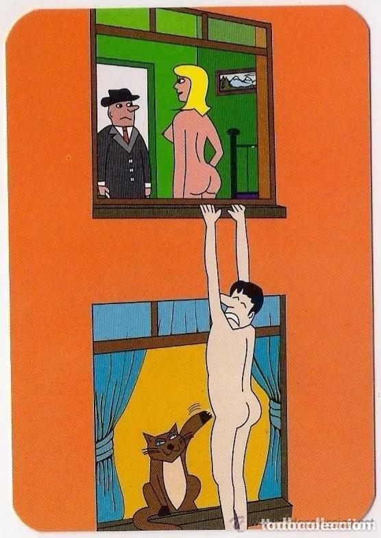 Kalender: -69766 CALENDARIO DIBUJO HUMOR EROTICO, DESNUDO FEMENINO, A&Ntilde;O 2008, SERIE CB 76, CON PUBLICIDAD