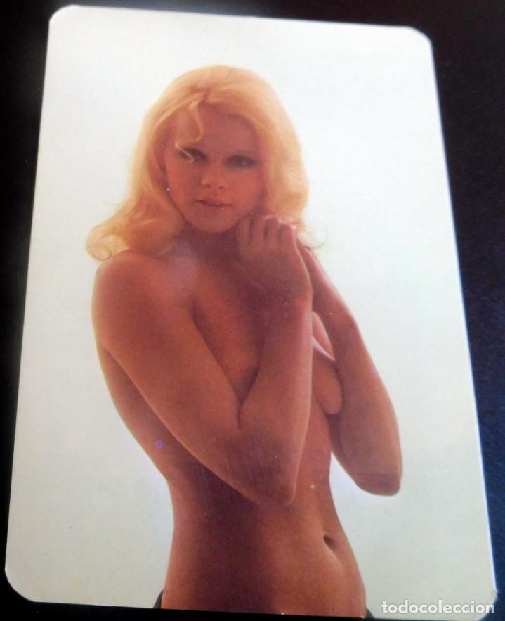 Kalender: CALENDARIO DE BOLSILLO - DESNUDOS - MUJER - CHICA - A&Ntilde;O 1976 CON PUBLICIDAD (VER FOTOS ADICIONALES)