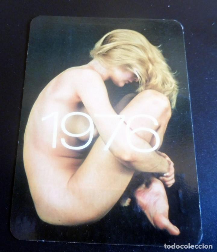 Kalender: CALENDARIO DE BOLSILLO - DESNUDOS - MUJER - CHICA - A&Ntilde;O 1976 CON PUBLICIDAD (VER FOTOS ADICIONALES)