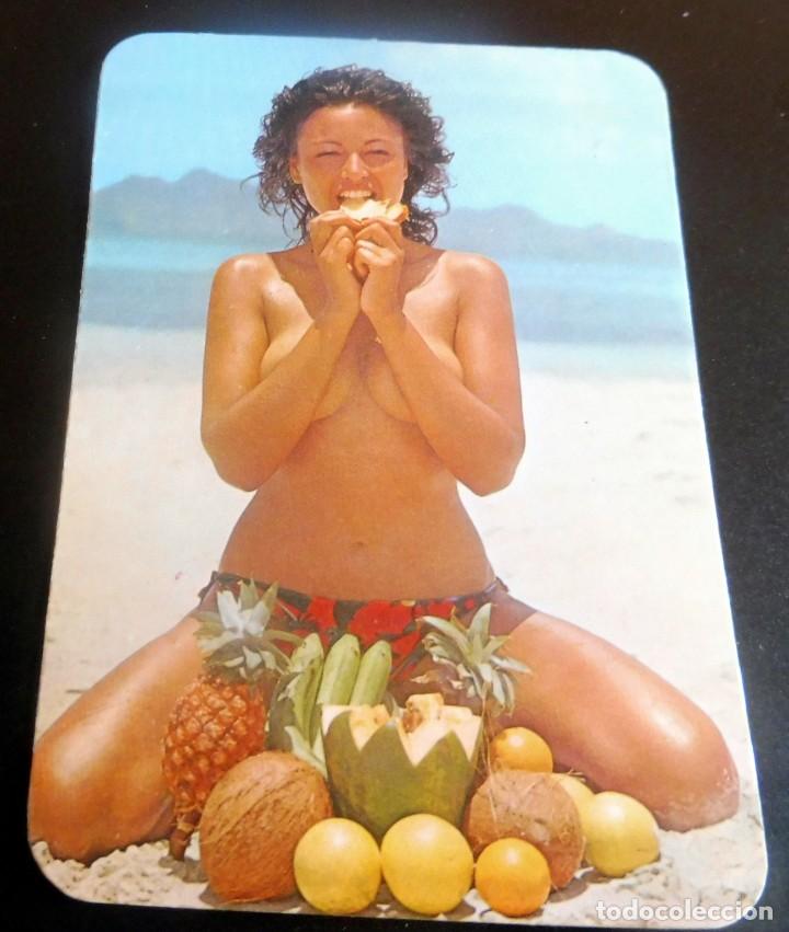 Kalender: CALENDARIO DE BOLSILLO - DESNUDOS - MUJER - CHICA - A&Ntilde;O 1976 CON PUBLICIDAD (VER FOTOS ADICIONALES)