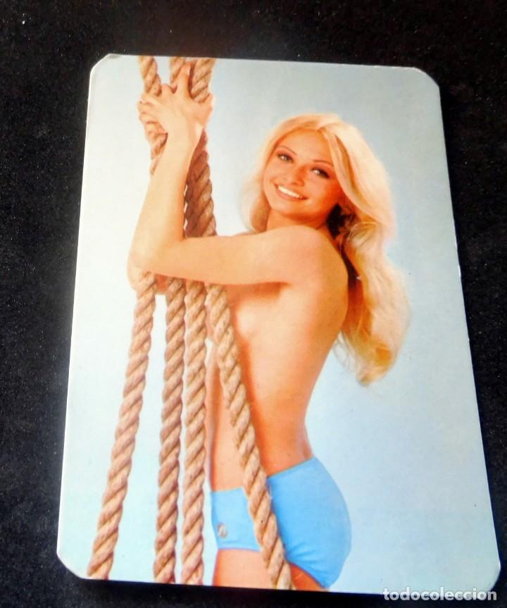 Kalender: CALENDARIO DE BOLSILLO - DESNUDOS - MUJER - CHICA - A&Ntilde;O 1974 CON PUBLICIDAD (VER FOTOS ADICIONALES)