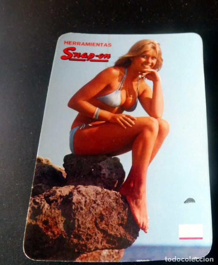 Kalender: CALENDARIO DE BOLSILLO - ER&Oacute;TICOS - DESNUDOS - MUJER A&Ntilde;O 1977 - PUBLI. HERRAMIENTAS SNAP-ON