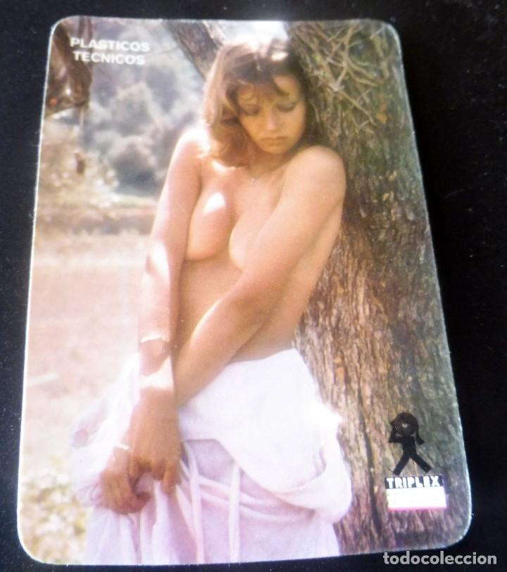 Kalender: CALENDARIO DE BOLSILLO - ER&Oacute;TICOS - DESNUDOS - MUJER A&Ntilde;O 1977 - PUBLI. - TRIPLEX