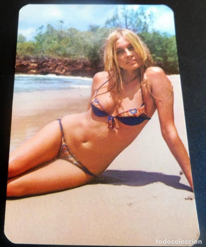 Kalender: CALENDARIO DE BOLSILLO - ER&Oacute;TICOS - DESNUDOS - MUJER A&Ntilde;O 1973 - PUBLI BAR PARAISO - BARCELONA