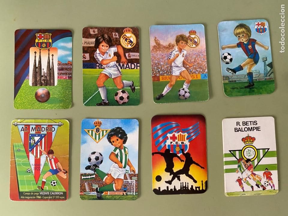 Calendars: MAGNIFICOS CALENDARIOS FUTBOL MADRID, BARCELONA, BETIS - A&Ntilde;OS 90