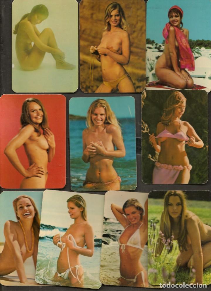 Kalender: LOTE DE 10 CALENDARIOS DE BOLSILLO A&Ntilde;O 1977. ADULTOS. VER FOTOS DE PUBLICIDAD. (C/A)