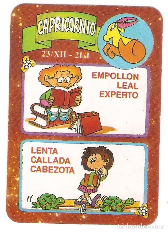 Calendriers: CALENDARIO DE BOLSILLO DE SERIE A&Ntilde;O 1990 HOR&Oacute;SCOPO - CAPRICORNIO - VER FOTO REVERSO